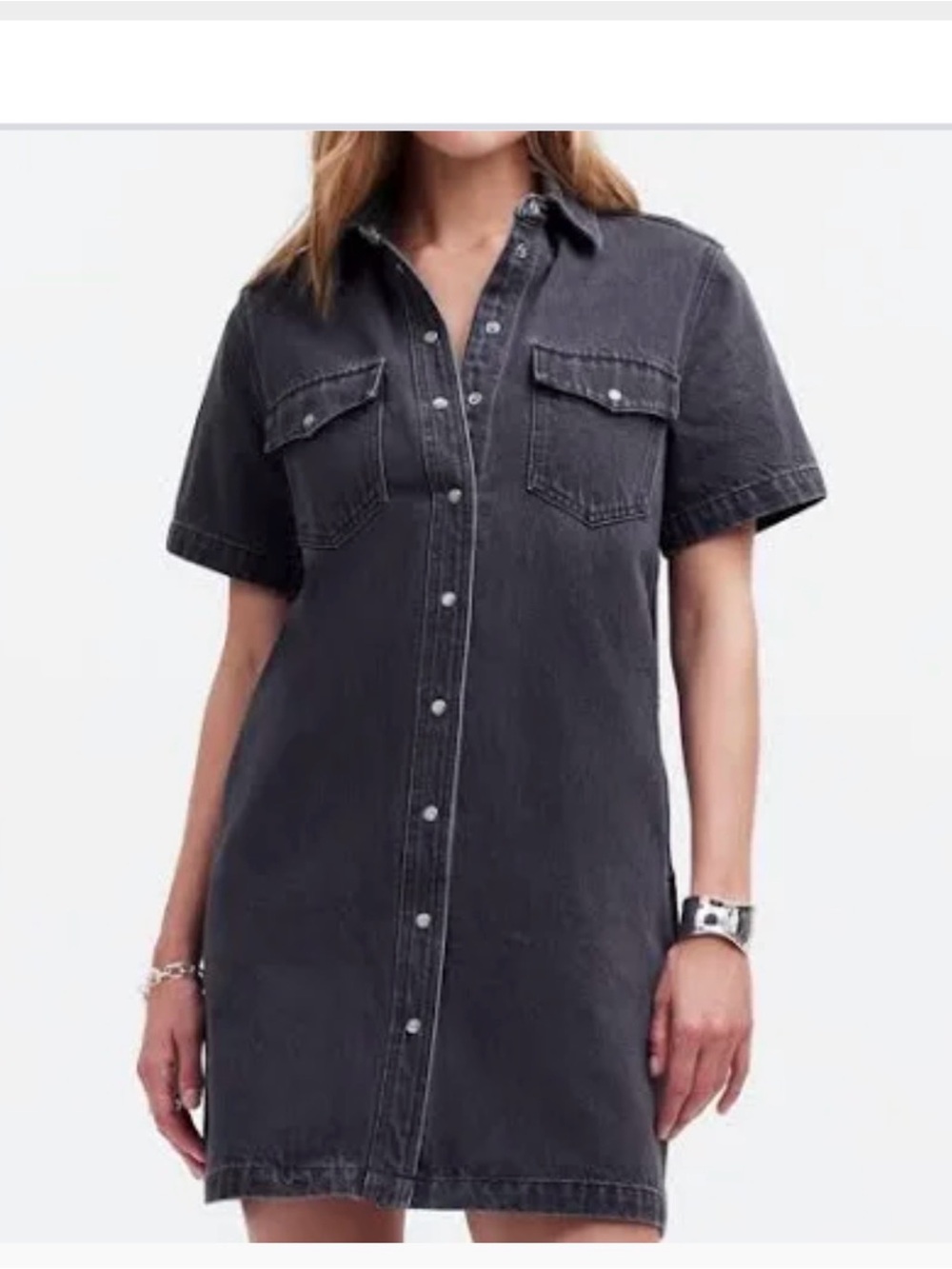 Madewell Gray Mini Dress